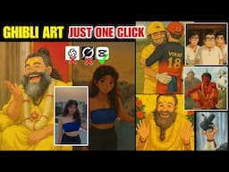 Ghibli Art Effect Photo Kaise Banaye || INSTAGRAM Trending Ghibli Art Image Create 1 Click