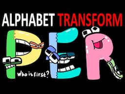 Alphabet Lore But they ended up in a maze (A-Z...)