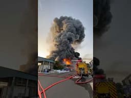 Gros incendie à Rognac : un site Seveso en feu, les pompiers en première ligne 🔥