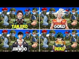 What If Anime Protagonists Fought Against The Real World Army