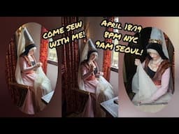MEDIEVAL SEWING PARTY WITH THE CREATIVE CONTESSA: REPAIRING MEDIEVAL GOWNS