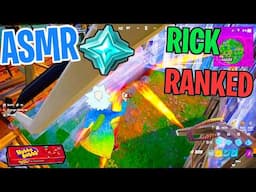 ASMR Gaming 🤩 Fortnite Ranked Rick! Relaxing Gum Chewing 🎮🎧 Controller Sounds 💤
