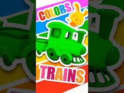 🚂 GREEN TRAIN! 💚✨ #titounis #colors #train #songsforkids #vehicles