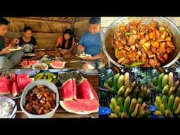 Buhay Probinsya Pag Luluto Ng Adobong baboy At Talbos Ng Balinghoy | Binatang Pinoy