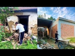 A man bought an old house in a remote rural area and renovated and repaired it