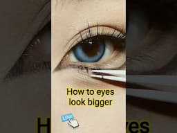 Easy Way To Make Hooded Eyes Look Bigger 🔥 #beautyhacks #2025#eyemakeup#hoodedeyesmakeup