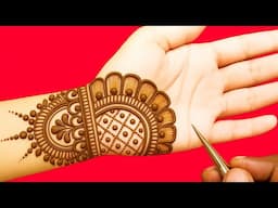 Bakrid special mehndi design | easy simple mehndi design | beautiful mehndi design front hand