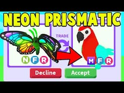 Trading NEON PRISMATIC BUTTERFLY in Adopt Me!