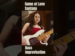 Bass solo on Game of Love #santa