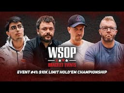 2025 WSOP $10K Limit Hold'em Championship with Viktor Blom & Anthony Zinno
