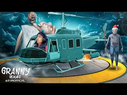 GRANNY 1 Helicopter Escape - Stone Granny Mode With Slendrina | Jeni Gaming
