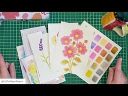 Watercolour Ideas for Beginners | Swatches | Fodder | Die Cuts - Grabie Supplies #letsgrabie