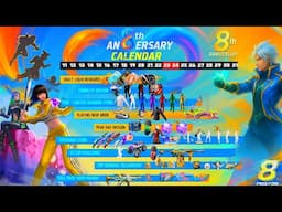 8th Anniversary Event Free Fire🤯 | Free Fire New Event | Ff New Event | Upcoming Events In Free Fire