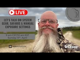 YouTube Live with Lee Hoy - OM System Ambassador