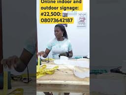 3D letter fabrication for outdoor signage