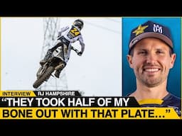 “They took half of my bone out with that plate…” | RJ Hampshire on High Point