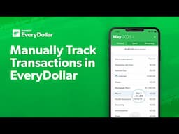 How to Manually Track Transactions in EveryDollar
