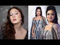 Anna Lambe Makeup Tutorial | "North of North" Premiere Silver Look