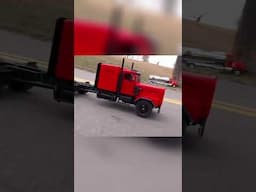 Transport Truck hits a TREE