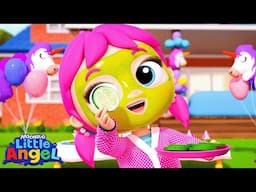 Jill’s Magical Spa Makeover! 🥒 | Little Angel And Friends Kid Songs