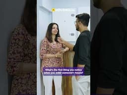 What's the first thing you notice when you walk into someone's home? #housing #realestateindia