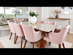 New Modern Dining Room Design Ideas 2025 Best Trendy Dining Tables & Living Room Decorating Ideas P5