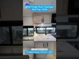 2026 Model Couple’s Coach: #forestriver #cherokee #wolfpup 16CM #traveltrailer - TEXAS BEST PRICING!