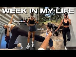 WEEK IN MY LIFE | Workouts I'm LOVING ✨ hyrox, mat pilates, running for FUN!!