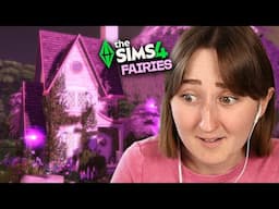 I built a FAIRY HOUSE in The Sims 4