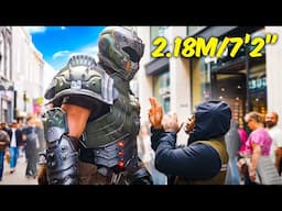 The Dutch Giant (2.18M/7'2") In Amsterdam (Doom Slayer)