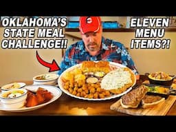 In Tulsa for Isla’s "Okie" Supersized Oklahoma State Meal Challenge w/ 11 Menu Items!!