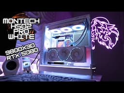 Montech HS02 Pro White Step-by-Step Guide on How To Build a Gaming PC 9800X3D + RTX 5080