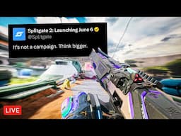🔴 LIVE - SPLITGATE 2 is planning something HUGE (NEW BR MODE?)