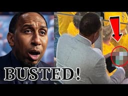 ESPN's Stephen A Smith PANICS! LIES after getting BUSTED in EMBARRASSING ACT during NBA Finals!