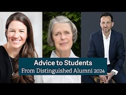 Advice to TRU Students from the 2024 Distinguished Alumni Award Winners