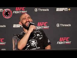 Jared Gordon reacts to brutal 1st round knockout of Thiago Moises at UFC Vegas 106 - 'I want top 15'