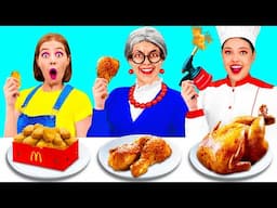 Me vs Grandma Cooking Challenge | Delicious Recipes by Fun Challenge