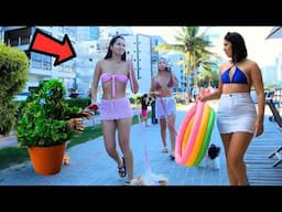 Beautiful Girls Panic On The Beach With Bushman Prank👙👻 Best FEMALE Reactions Of Summer 2025!