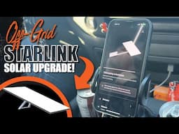 Powering Starlink Off-Grid 🚀 + Solar Battery Upgrade with Extra Storage!