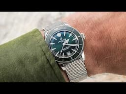 Breitling’s New 40mm Dive Watch With An Updated Caliber - Superocean Heritage Collection Revamp