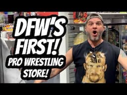Inside DFW’s First and Only Pro Wrestling Toy Store! Grand Opening Tour!