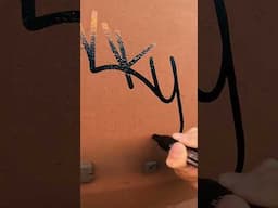A quick graffiti tag with the Bold 8mm round marker from Montana Cans. One of my favourite markers.