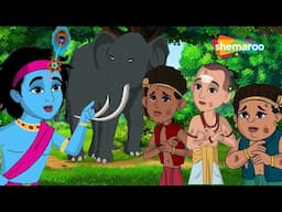 कृष्णा की मित्रों की हालत किसने की  | Krishna Ki Kahaniya Part - 89 @shemarookids ​
