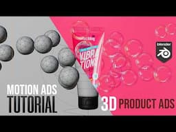 Making Motion Graphics Commercials PRODUCT ADS In Blender