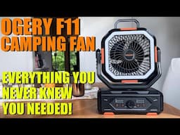 This Thing is SO Cool! - OGERY F11 Camping Fan (Pun Intended)