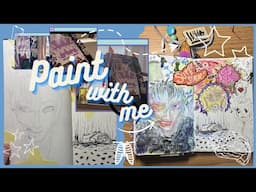 ★Watercolor Portrait in my Sketchbook!★ Paint with me | Sketchbook sessions, drawing your emotions ★