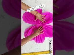This is how we make giant crepe paper flowers without any glue gun,flores de papel@PaperSaiarts