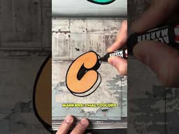 Letter C tutorial with @haltcolors #graffiti #markers #art