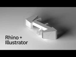 Hybrid Render Diagram Tutorial - Easy Rhino & Illustrator Tutorial