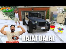 Franklin and ShinChan & BlackChan Stolen Rajat Dalal Indian New Cars GTA 5 | Rajat Dalal Car Stolen